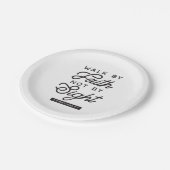 "Walk by Faith" Bijbelverse typografie Papieren Bordje (Gekanteld)