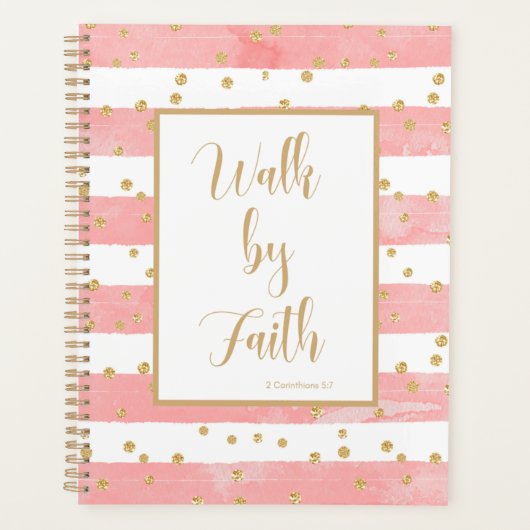 Walk by Faith Christelijk voor haar Planner (Voorkant)