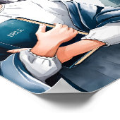 Walk By Faith - Christelijke muurkunst voor vrouwe Poster (Hoek)