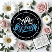 Walk By Faith Design Ronde Klok