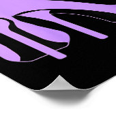 Walk By Faith Graphic Christian Design With Purple Poster (Hoek)