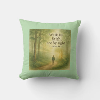 Walk by Faith - Inspirerend Christelijke Bos A Kussen