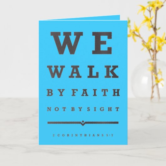 Walk by Faith Kaart (Gele Bloem)