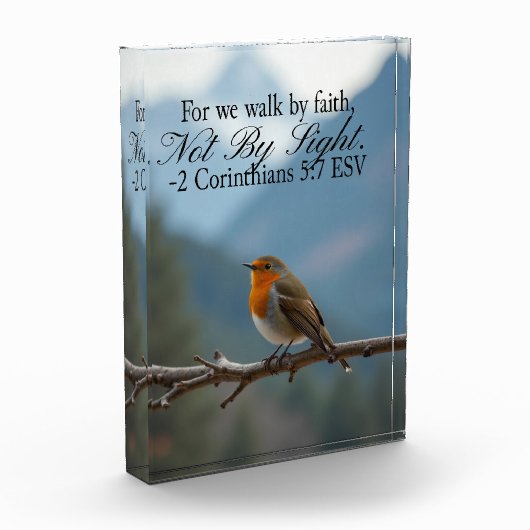 Walk by Faith Not by Sight 2 Corinthians 5:7 Fotoblokken (Links)