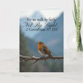 Walk by Faith Not by Sight 2 Corinthians 5:7 Kaart (Voorkant)