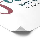 Walk By Faith Not By Sight 2 Corinthians 5 7 Poster (Hoek)