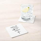 Walk by faith not by sight  kartonnen onderzetters (Insitu)