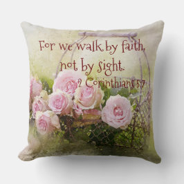 Walk By Faith Not By Sight Sierkussen Decor