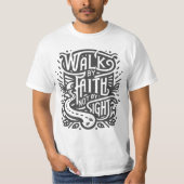 Walk by Faith not by Sight T-shirt (Voorkant)