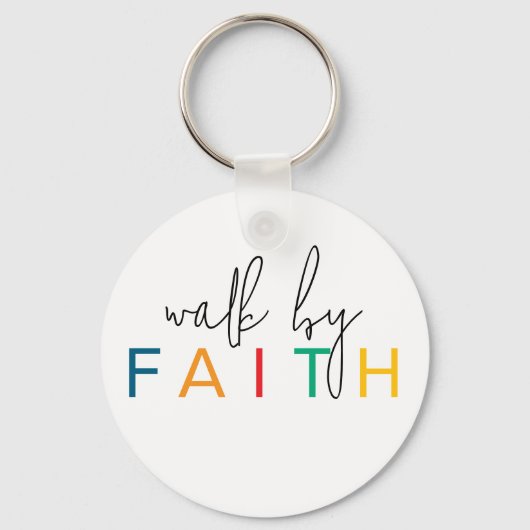 Walk by Faith Sleutelhanger (Voorkant)