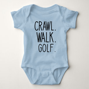 Walk Crawl Golf - Schattige Golf Baby Romper
