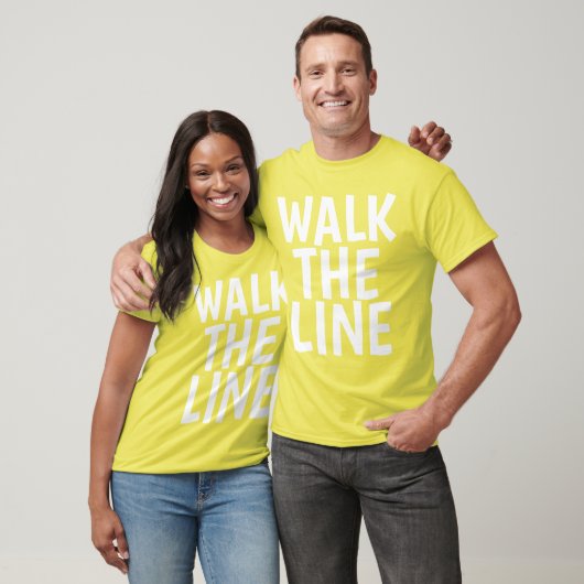 WALK DE LIJN, zwarte T-shirts & Sweatshirts (Unisex)