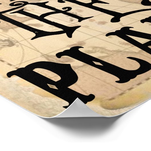 Walk de Plank Poster (Hoek)