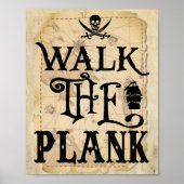 Walk de Plank Poster (Voorkant)