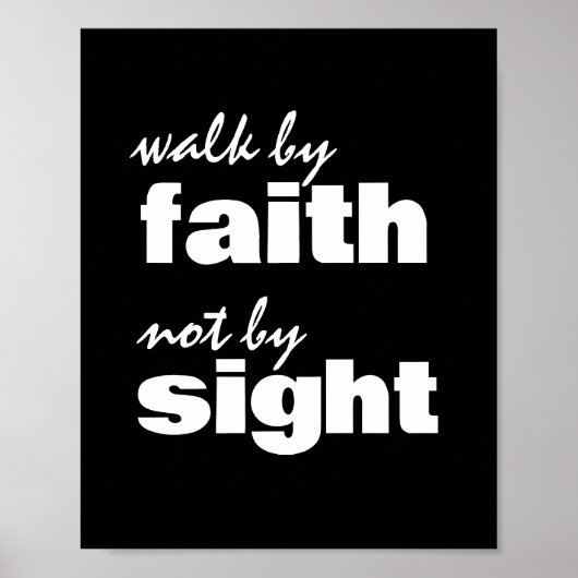 WALK DOOR FAITOR NIET GEZIEN POSTER (Voorkant)