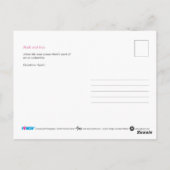 Walk en kus in La Rambla, Barcelona, Spanje Briefkaart (Achterkant)