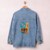 Walk For Peace – Regenachtige monnikenmars Spat-ar Denim Jacket (Hangar)
