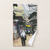 Walk Home door Antiquity, Jerusalem Bad Handdoek (Handdoek)