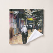 Walk Home door Antiquity, Jerusalem Bad Handdoek (Wasdoekje)