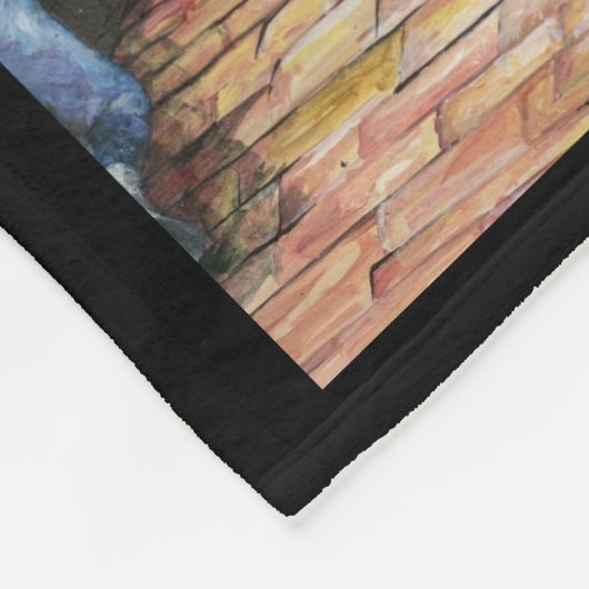 Walk Home door Antiquity, Jerusalem Fleece Deken (Hoek)