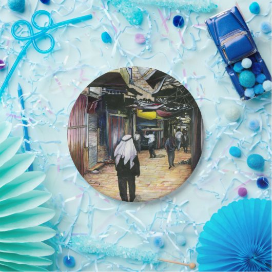 Walk Home door Antiquity, Jerusalem Papieren Bordje (Feest)