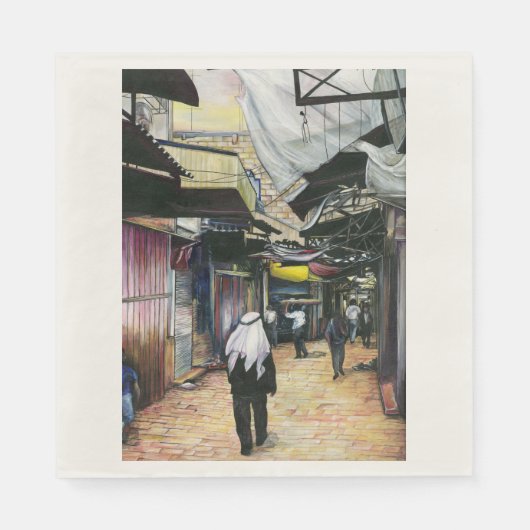 Walk Home door Antiquity, Jerusalem Servet (Voorkant)