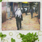 Walk Home door Antiquity, Jerusalem Theedoek (Gevouwen)