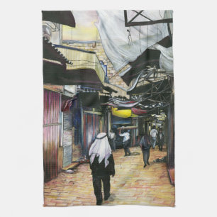 Walk Home door Antiquity, Jerusalem Theedoek