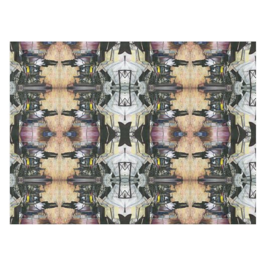 Walk Home door middel van antiquiteiten Tafelkleed (Voorkant (Horizontaal))