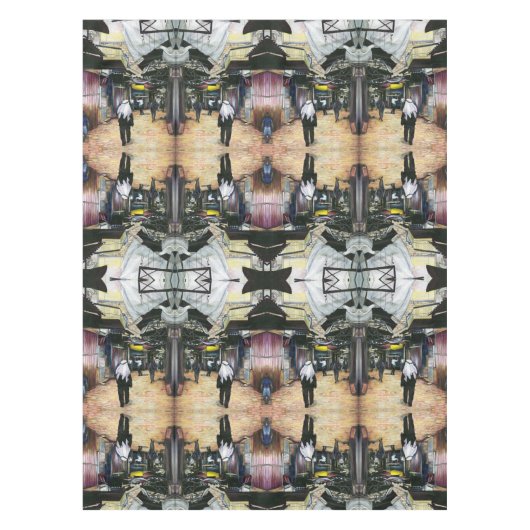 Walk Home door middel van antiquiteiten Tafelkleed (Voorkant)