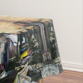 Walk Home door middel van antiquiteiten Tafelkleed (Voorbeeld)