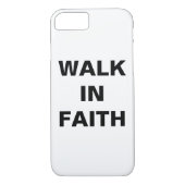 "Walk in Faith" Inspirerend Christelijk Case-Mate iPhone Case (Achterkant)