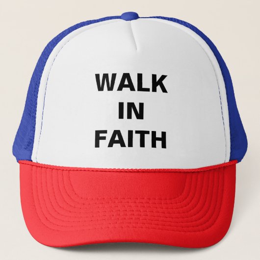 "Walk in Faith" Trucker Pet (Voorkant)