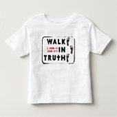 Walk in Truth Kinder Shirts (Voorkant)