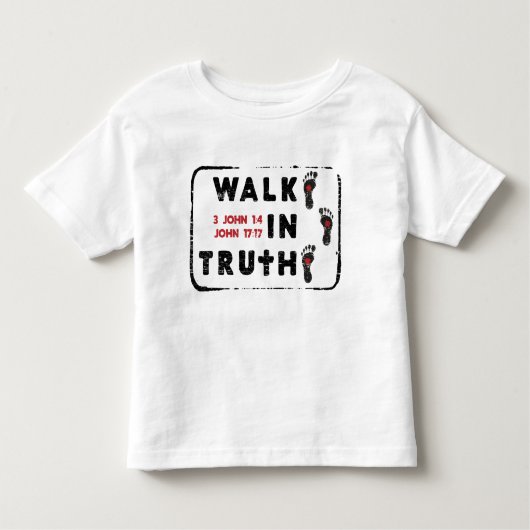 Walk in Truth Kinder Shirts (Voorkant)