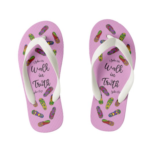 Walk in Truth Kinder Teenslippers (Voetbed)