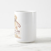 Walk Me First, Coffee Later – Dog Mom Mug Koffiemok (Center)