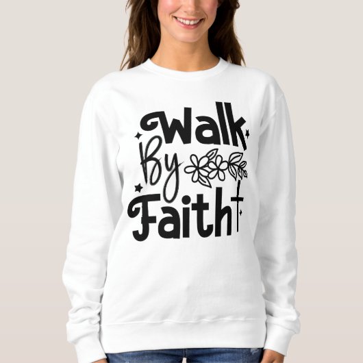 Walk naar geloof trui (Voorkant)