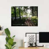 Walk nabij de River-Happy Valley, Northumberland Poster (Thuiskantoor)