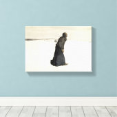 Walk of Death (door Magnus Enckell) Canvas Afdruk (Insitu (Houten vloer))