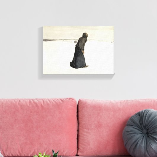 Walk of Death (door Magnus Enckell) Canvas Afdruk (Insitu (Woonkamer))