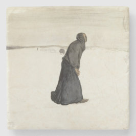 Walk of Death (door Magnus Enckell) Stenen Onderzetter