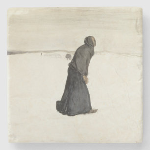Walk of Death (door Magnus Enckell) Stenen Onderzetter