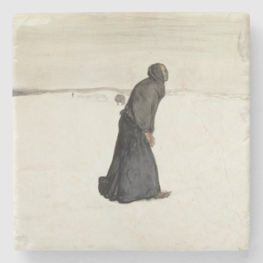 Walk of Death (door Magnus Enckell) Stenen Onderzetter (Voorkant)
