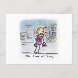 Walk of Shame Briefkaart