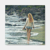 "Walk on the Beach" Magnet (Voorkant)