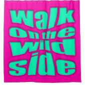 walk on the wild side douchegordijn (Voorkant)