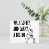 Walk Softly Bo Briefkaart (Staand voorkant)