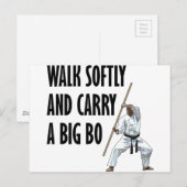 Walk Softly Bo Briefkaart (Voorkant / Achterkant)