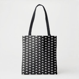 Walk Steady Collection Logo Symbol Pattern Tote Bag
